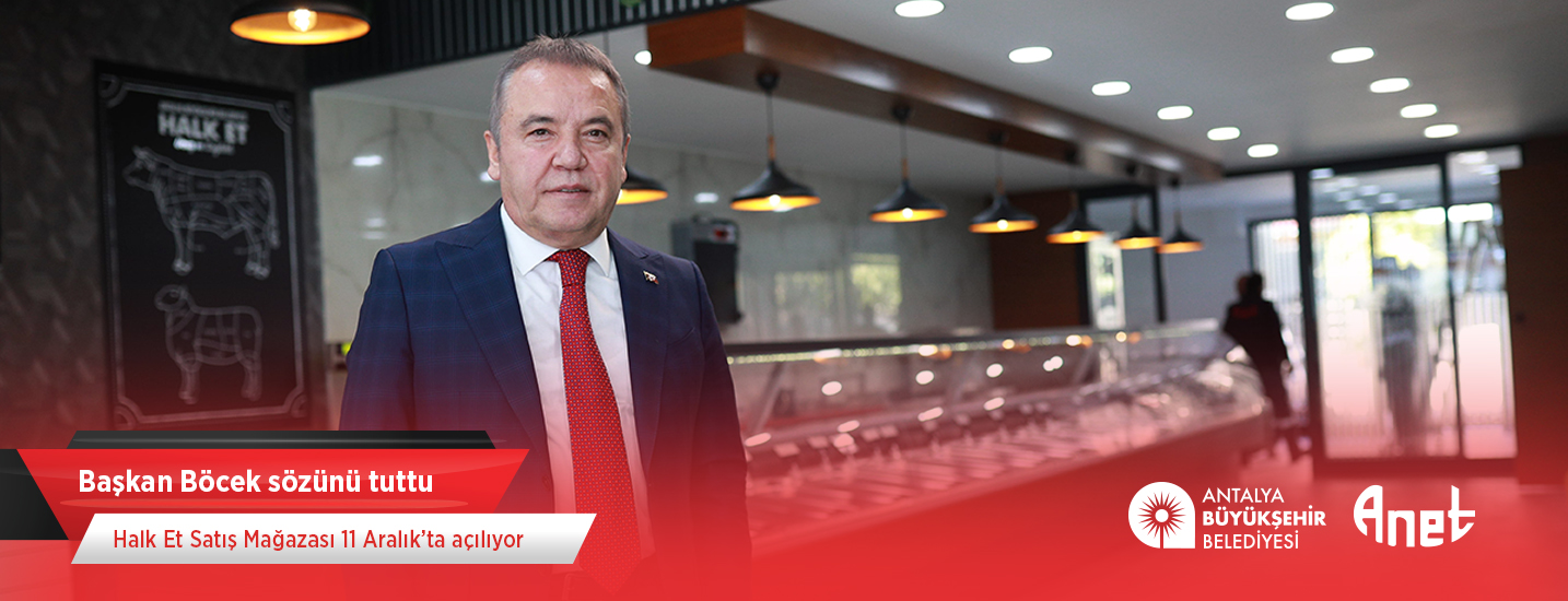 Antalya Halk Et Kepez'de Açıldı